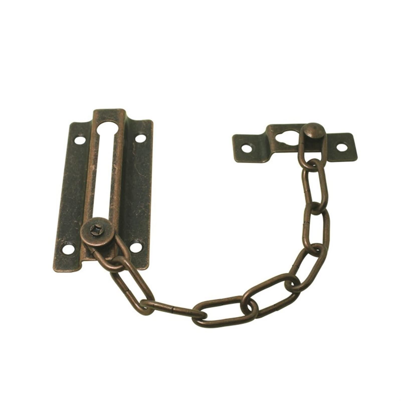 Nvsfzgiyg Copper 1 Set Metal Door Chain Lock Safety Guard Security Cabinet Locks For Diy Home Tools Latch(Copper)