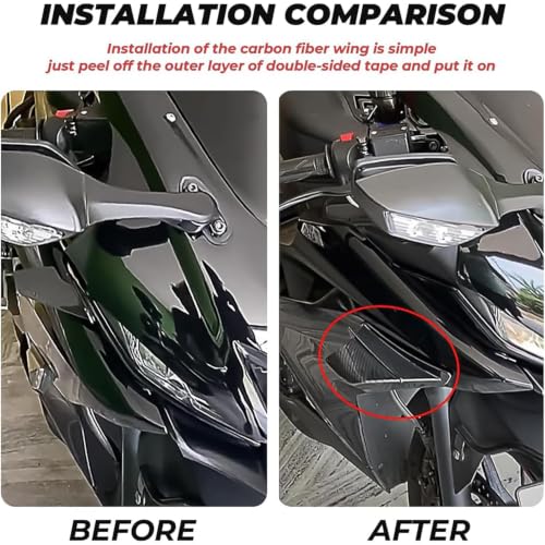 Aileron moto pour Suzuki QuadSport Z400 2009-2018 carbone carénage