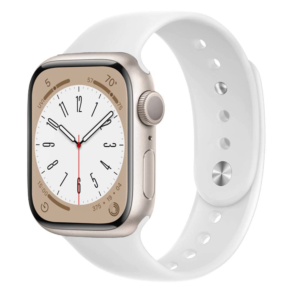 sport bands for apple watch band 40mm 44mm 41mm 45mm 49mm iwatch bands 38mm 42mm men/women,soft silicone correa wristband strap for apple watch 9 band series 8 7 6 5 4 3 se ultra 2 49 45 41 44 40 mm