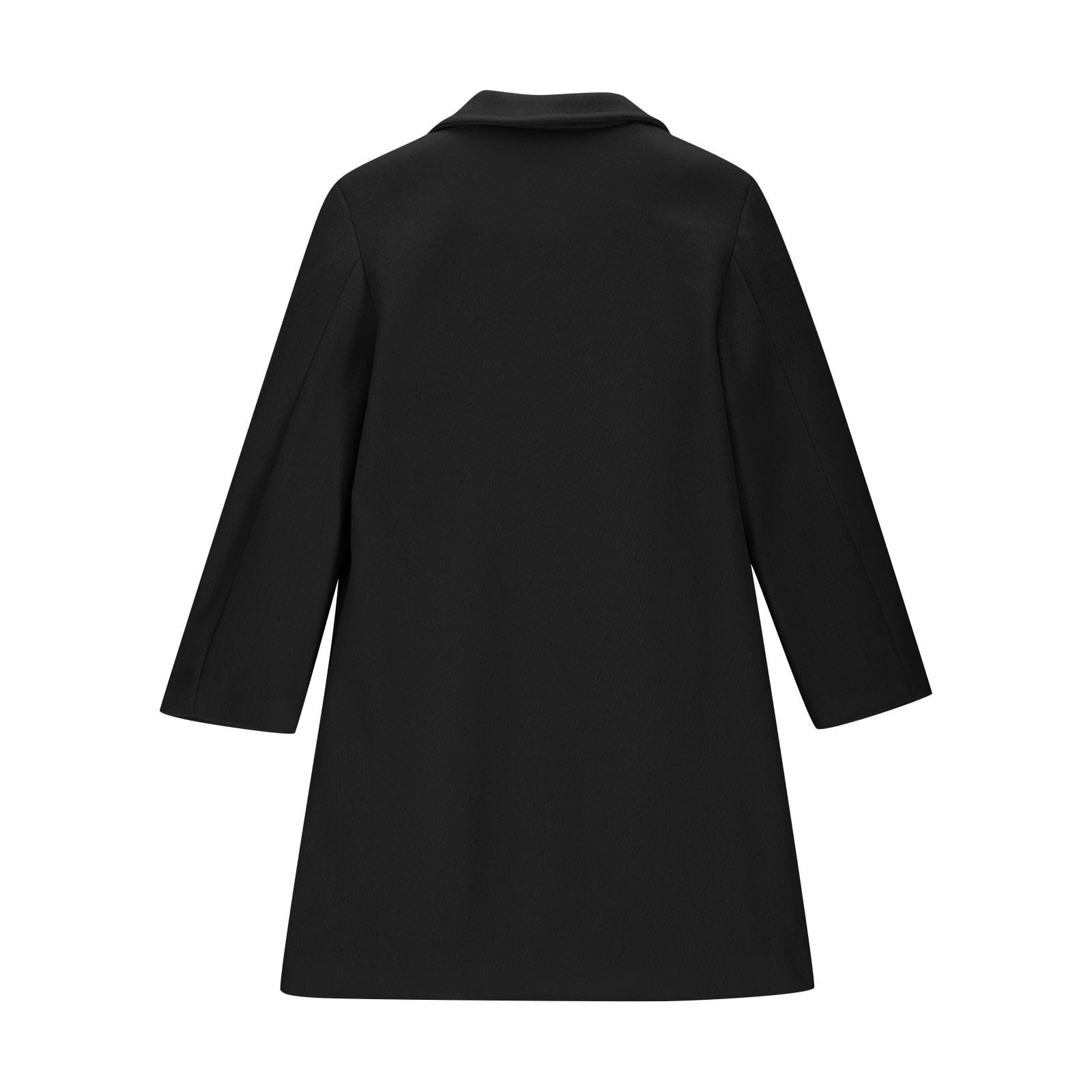 Manteaux en laine à double boutonnage pour garçons – Veste élégante et décontractée – Trench-coat pour enfants – Manteau coupe-vent pour l'automne et l'hiver – Coupe classique