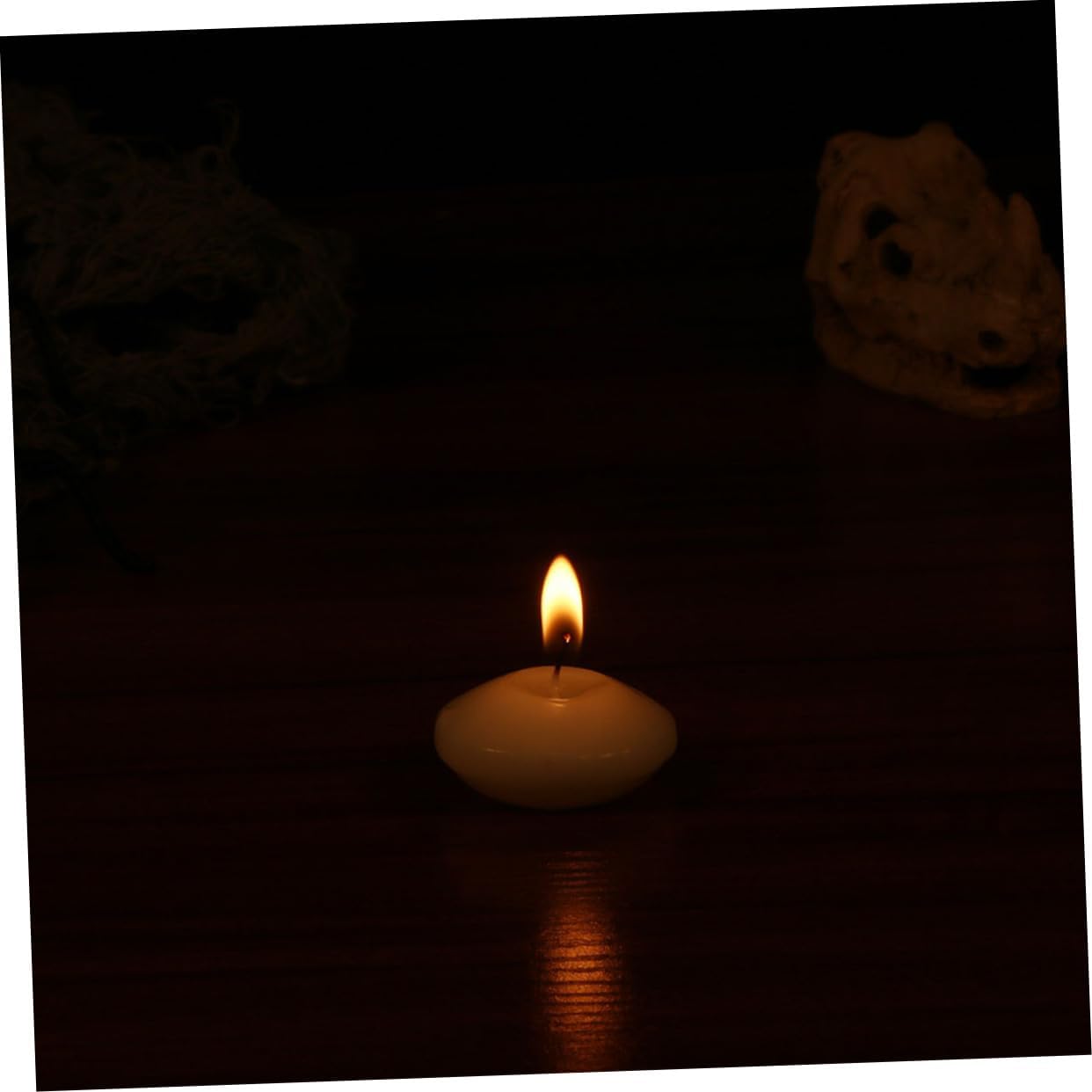 100pcs Floating Wedding Candles Spherical Decor for Parties Receptions Festivals Smokeless Dripless Wax Candles for Romantic Centerpieces