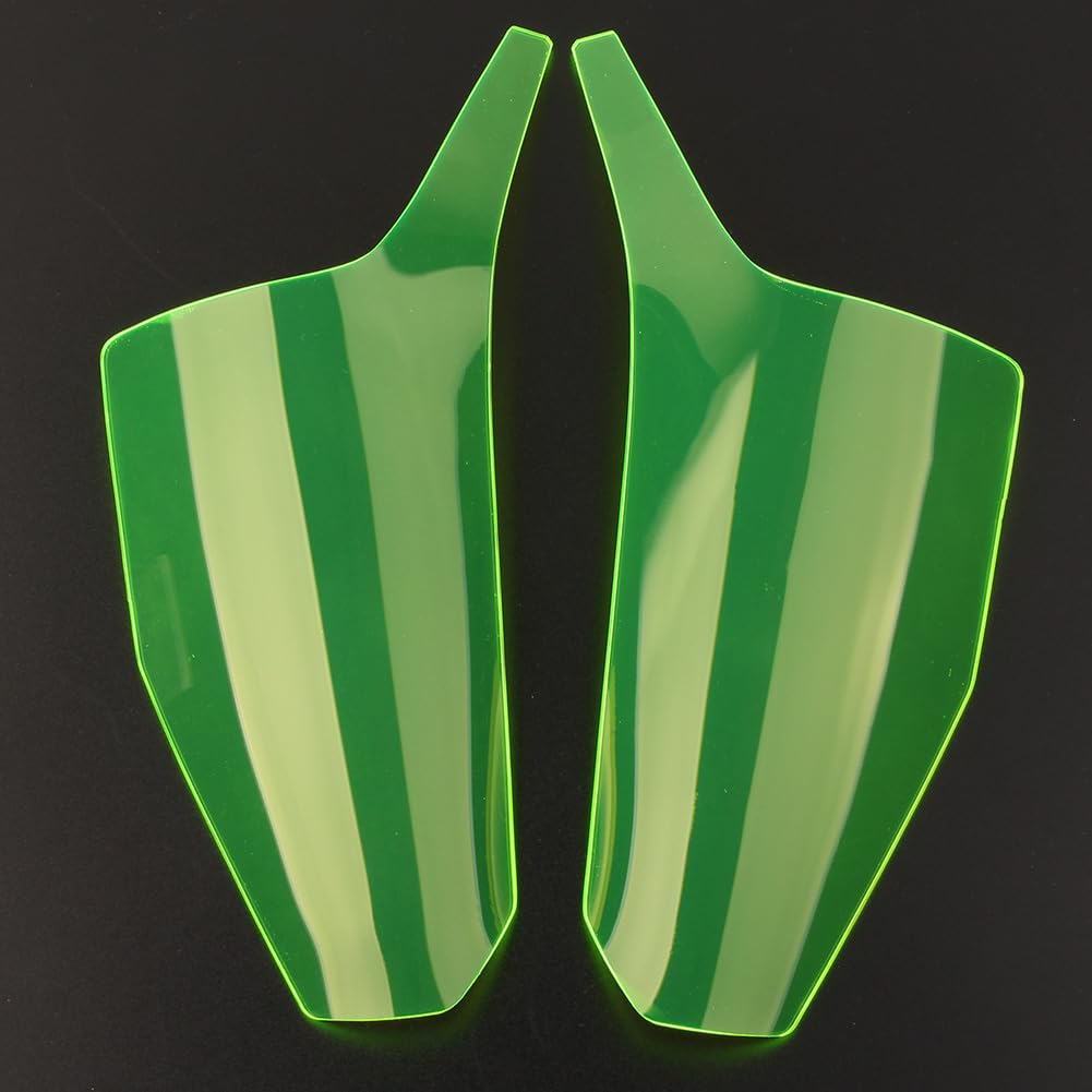Cnfang4 Headlight Screen Lens Cover Guard Lamp Shield Protector Green Acrylic Plastic for HONDA CBR500R 2016-2018 Motorbike
