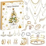Calendrier de l'Avent 2025 pour filles, calendrier de Noël, bijoux, bricolage, bracelets,...