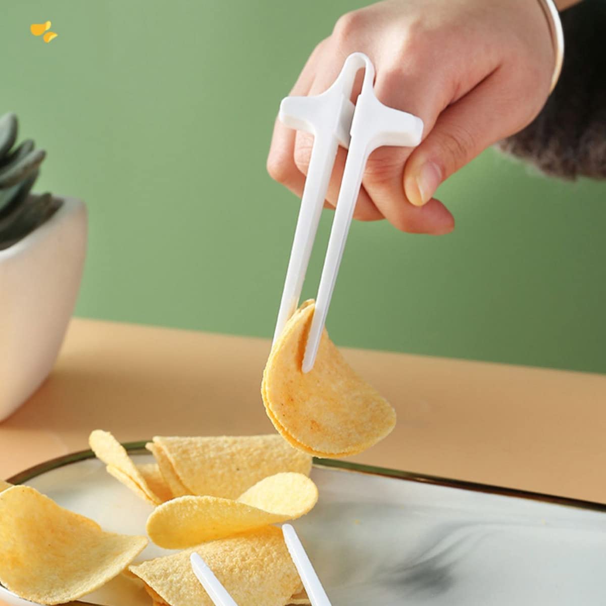 Lot De 8 Baguettes à Doigts – Baguettes De Collation Pour Joueurs – Baguettes Amusantes, Baguettes De Gamer, Pinces à Collation, Accessoires De Jeu Mobiles