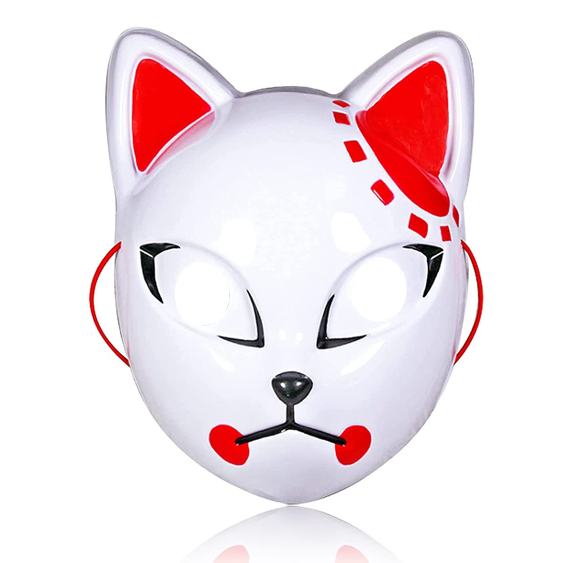 Japanese Anime Fox Mask-Halloween Mask- Suitable For Cosplay Costume Party Props