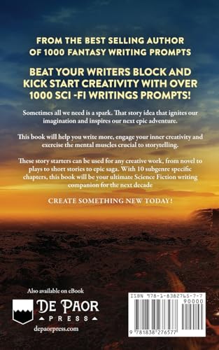 1000 Sci-Fi Writing Prompts: Story Starters and Writing Exercises for the Creative Author (1000 Writing Prompts) - Image 2