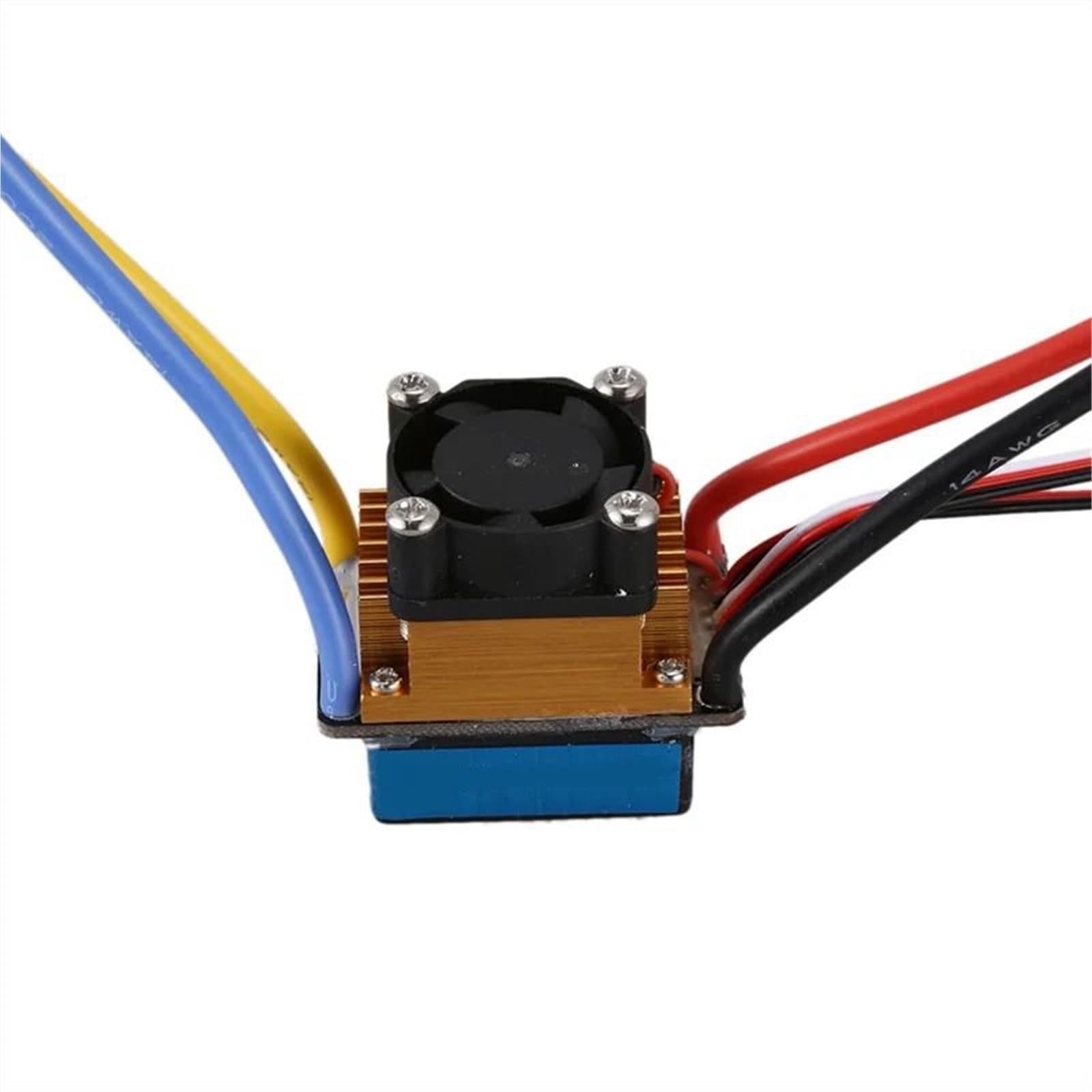 Per AA02 480A Motore Singolo ESC Spazzolato Impermeabile Con Ventola Raffreddamento 2-4S 3 Modalità 5V/3A BEC RC Modello Auto Accessorio Ricambio ESC RC