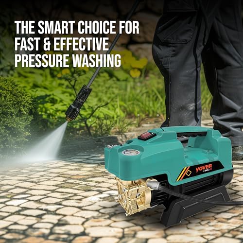 Image of IBELL YO2100 High Pressure Car Washer for Home & Bike Cleaning, 2100W Induction Motor, 150 Bar, 7.5 L /min Flow, Portable Pressure Washer with 8M Hose & Spray Gun