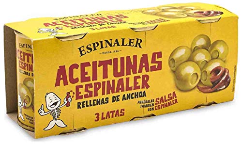 Aceitunas Espinaler Pack de 3-50gr.