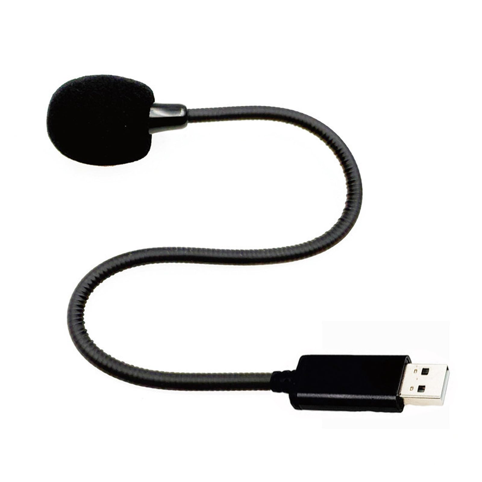 CAZSTYK USB/Type C Microphone 360 Degree Adjustable Gooseneck Canceling Technology External Gaming for Laptop Bendable Conference Microphone