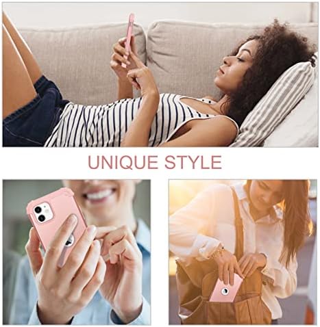 BENTOBEN iPhone 11 Case Shockproof, Phone Case for iPhone 11, Three Layers Heavy Duty Hard PC Soft TPU Cover Bumper Protective Nebula Pattern Cover for iPhone 11 Rose Gold