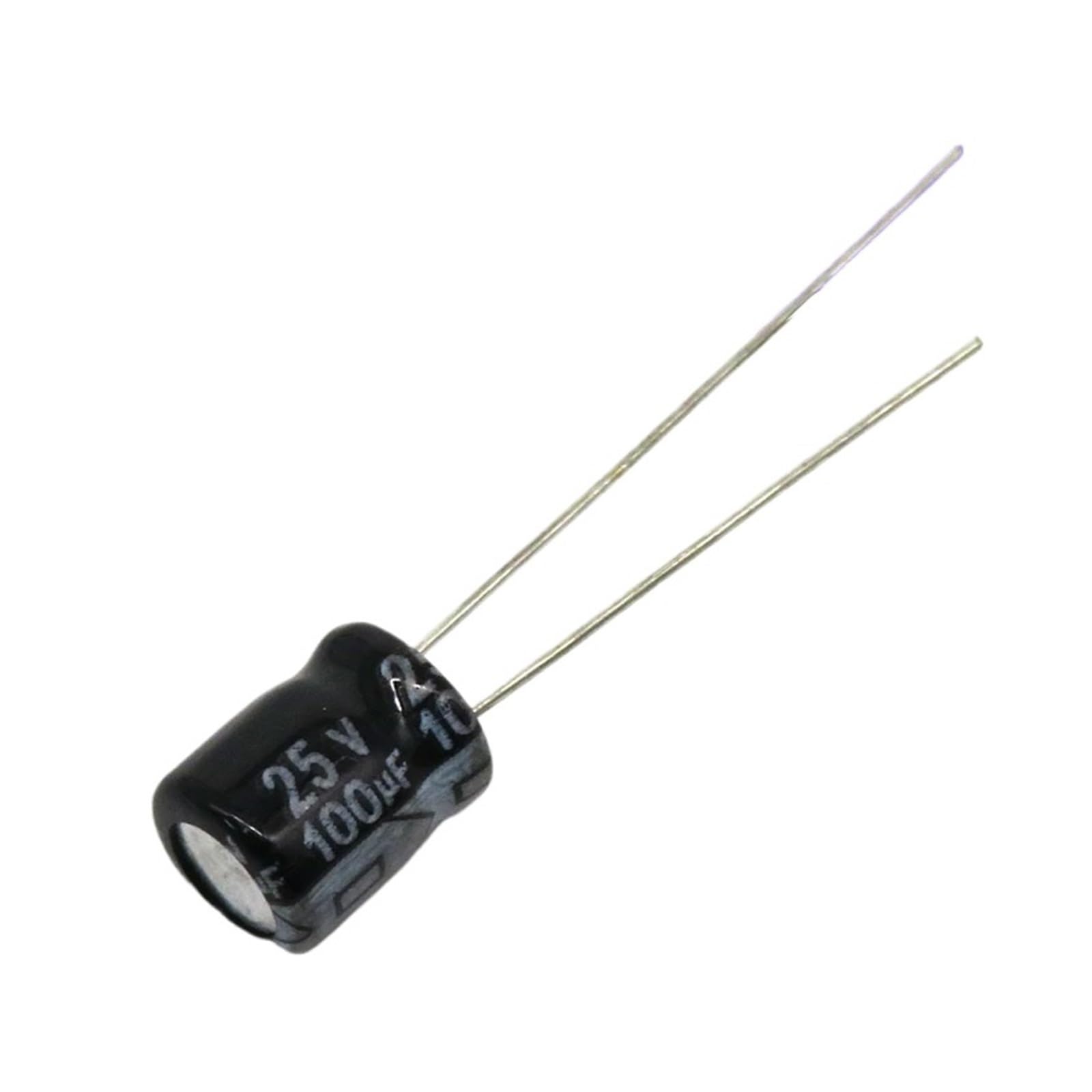 ICXLPMC 50PCS 25V100UF 6 * 7mm 100UF 6.3 * 7 25V Electrolytic capacitor