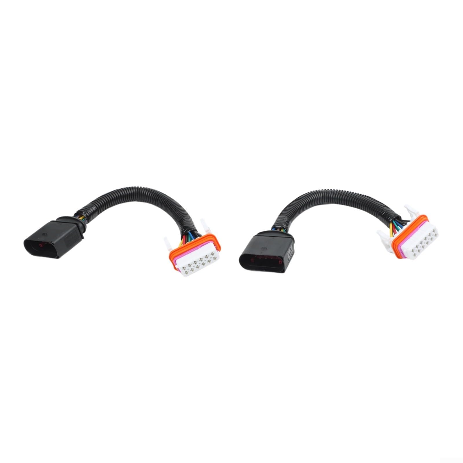 2 adattatori per cablaggio per fari TOUAREG 2004-2007, ricambio 7L6971071A, connettore in plastica per una facile installazione