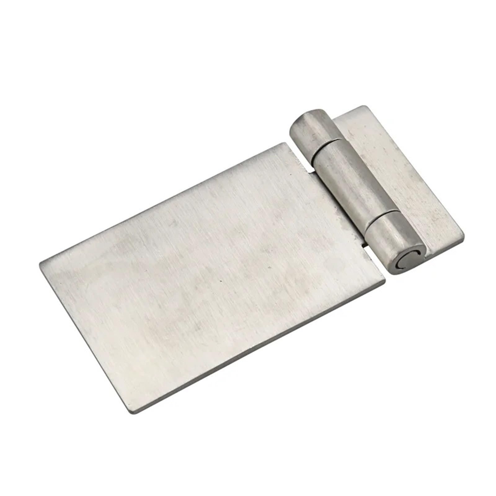 Pswbkvdblp One Color 5-Inch 304 Stainless Steel Thickened Holeless Welding Asymmetrical Thickened Industrial Hinge 1Pcs