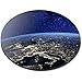 Produktbild Runde Mausunterlage - Satellitenbild-Erdnacht-Europa-Büro-Geschenk