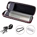 vyz Travel Storage Bag Hard Case for Echo Plus Storage Case Protect Pouch Bag Extra Room for Power Adapter Black