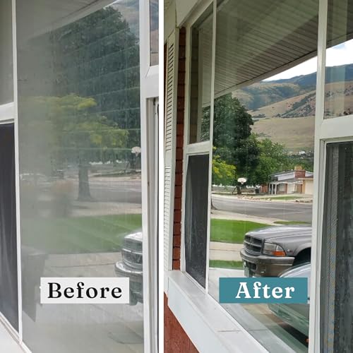 Image of Window and Glass Stain Protector Spray, 250ml - Hydrophobic Coating - 6 Months Water Repellent Protection for Windows, Glass Doors and Balcony Railings - No White Stains