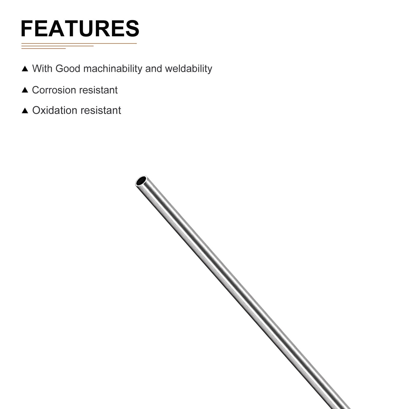 DTGN 4 mm x 0,4 mm x 250 mm (ODxWall TXL) Rura ze stali nierdzewnej 304 - 4-pak - dobra do urządzeń maszynowych - polerowane metalowe rurki