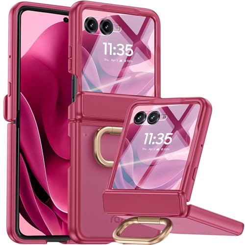 Coque Motorola Razr 70 Ultra rose protection écran intégrée anti-choc
