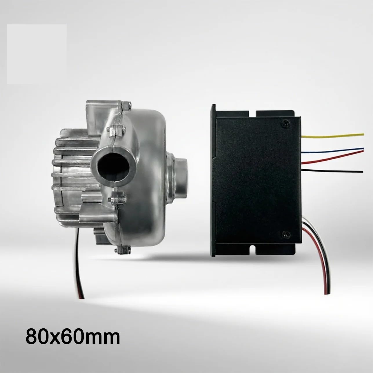 Soplador Centrífugo De CC De 24 V Y 18 KPa, Soplador De Aire De Alta Presión, Turbocompresor De Aluminio Impermeable For Uso Industrial BA8060H24B-B-Unintegrated