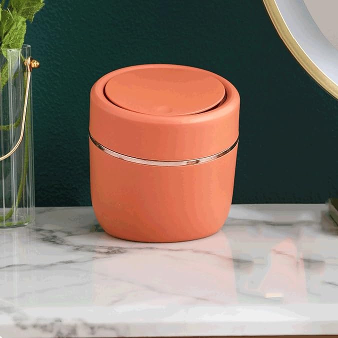 Basura de encimera mini bote de basura con tapa tipo prensa 16cm 3