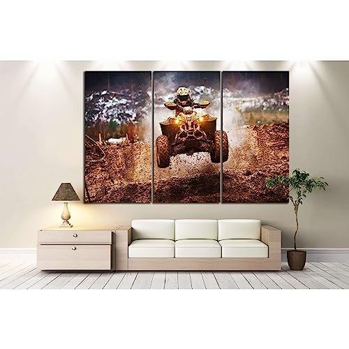 Quad Biker 149 ZELLART resoudre le probleme des murs vides avec une grande toile pret a poser