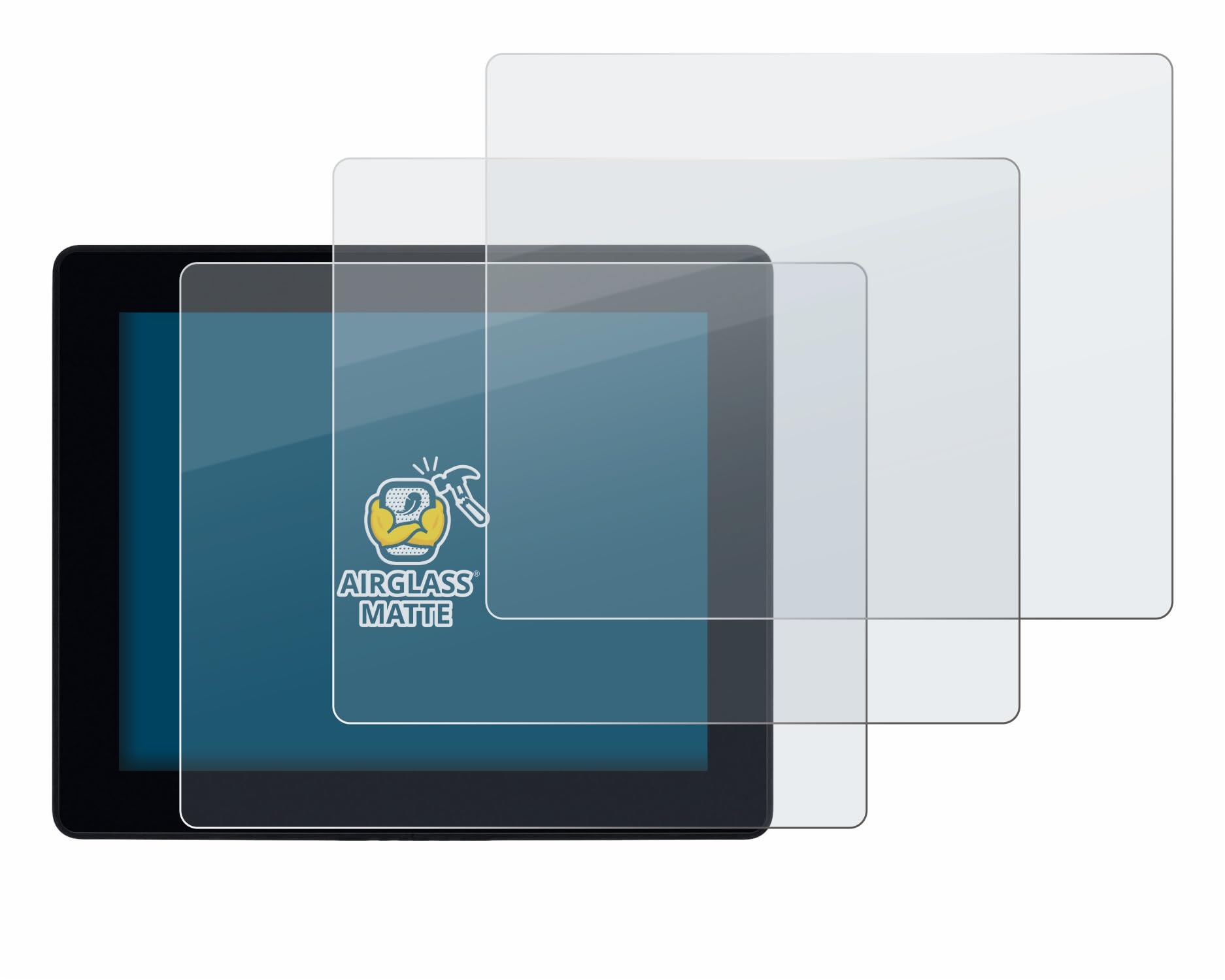 BROTECT Protector Pantalla Mate Cristal para Iiyama ProLite TF1215MC-B1 (3 Unidades) Protección Anti-Reflejos