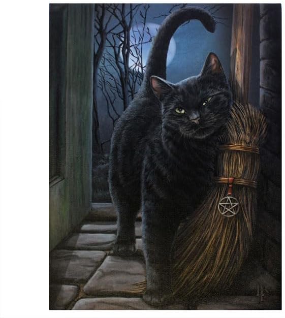 Something DifferentWP_35535 Canvas Plaque | Brush with Magick by Anne Stokes | 19x25 | 1pc, Brown