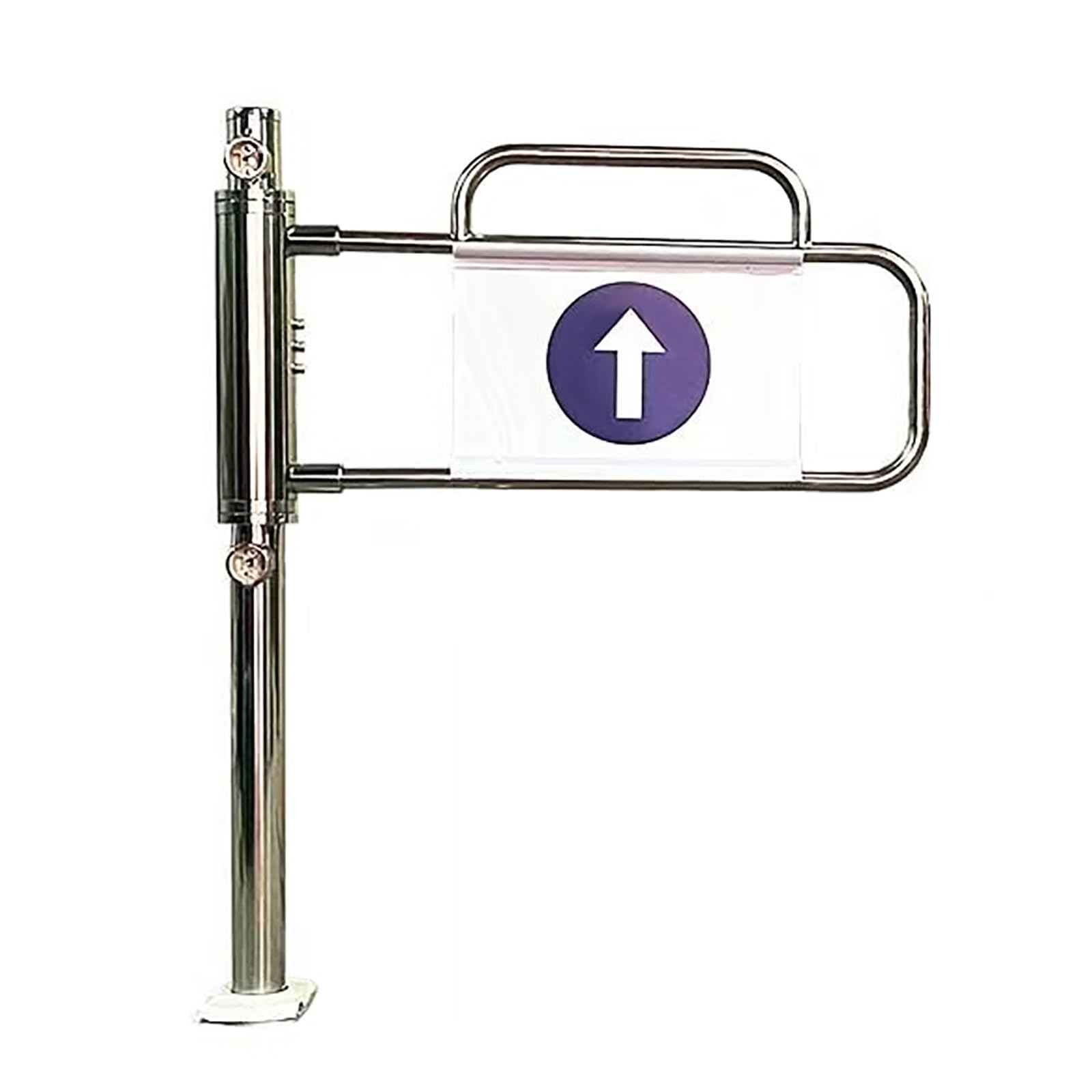Aioneer Automatic Closing Safety Swing Gate, Stainless Steel Entrance And Exit Device For Library And Store-Left-70x100cm