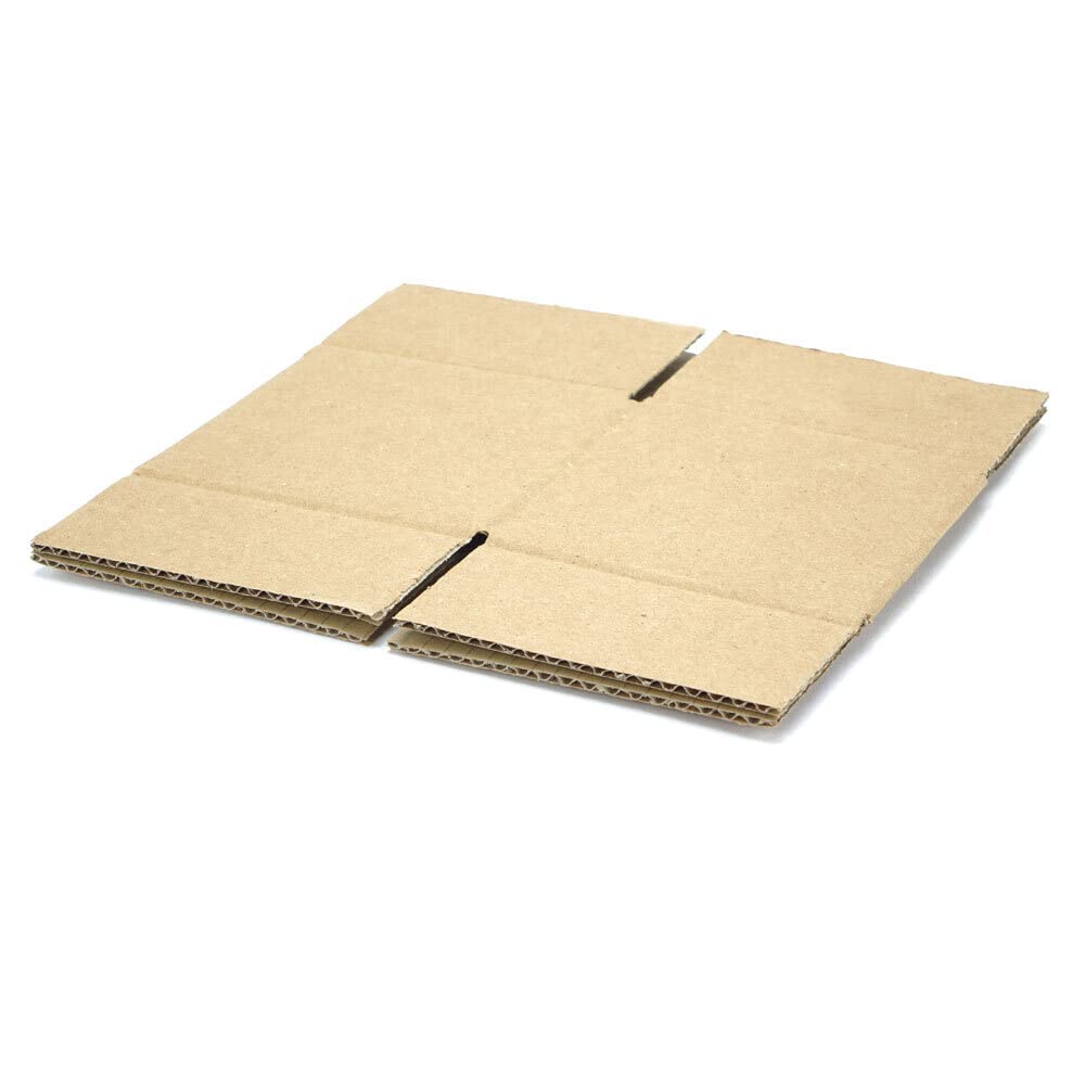 500 Stück 113x113x100 mm einwellige Kartons Faltkarton Versandkarton Kartonage Verpackungsmaterial Karton