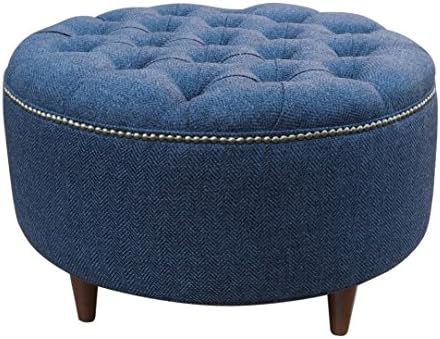 30" Stain Resistant Tufted Coffee Table Ottoman