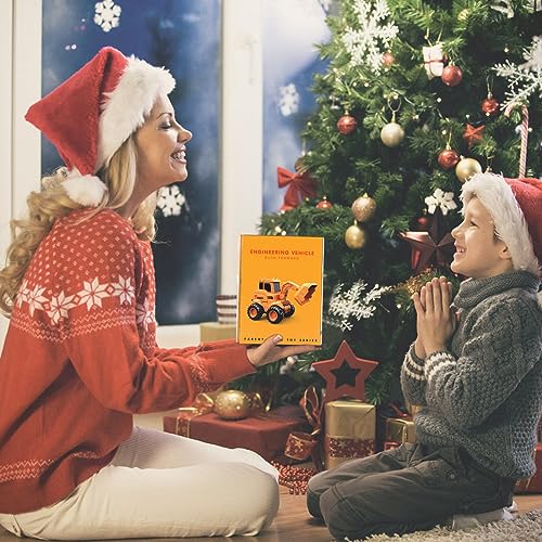 Olbyefly Construction Toys For 2 3 4 5 6 + Year Old Boys Kids Toddlers Girls, Sandbox Excavator Toy Trucks Construction Truck Toys Vehicles Bulldozer Road Roller Toy Christmas Birthday Gifts thumb #6