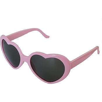 lolita heart shaped sunglasses