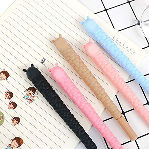 Bolígrafos gel tinta negra animal 8 pcs miniatura 5
