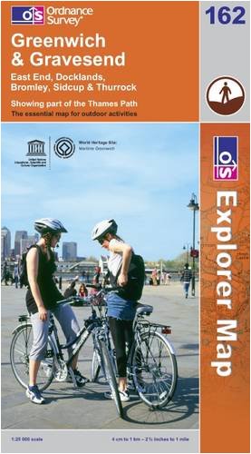 OS Explorer map 162 : Greenwich and Gravesend