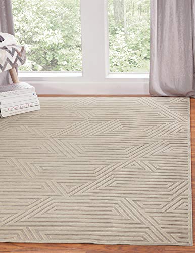 GOWE Orbit Ivory Area Rug 5x8