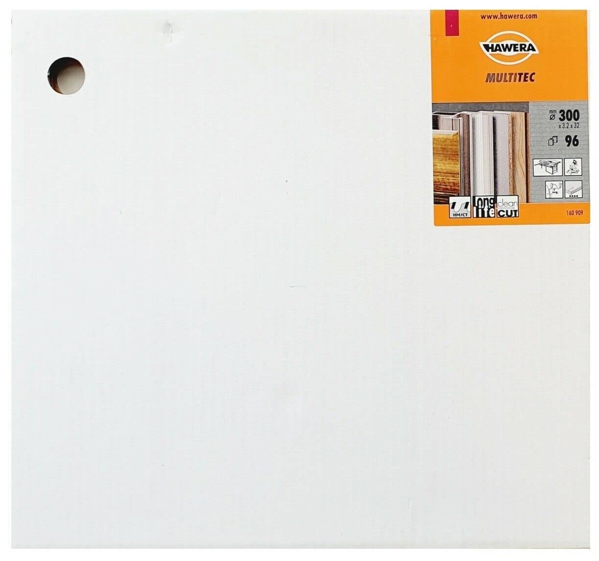 Hawera Kreissägeblatt 300 x 32 x 3,2 mm 96Z TR-F/neg für Alu Multimaterial für Kapp- und Gehrungssägen und Tischkreissägen