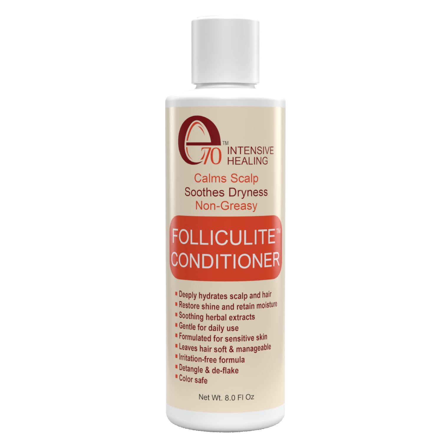 Folliculitis Treatment Conditioner with 3% BHA, Salicylic Acid, Tea Tree Oil & Chamomile Extracts - Anti Itch for women & men with Irritated Flaky Scalp Acne Treatment, Made in USA, 8 fl oz