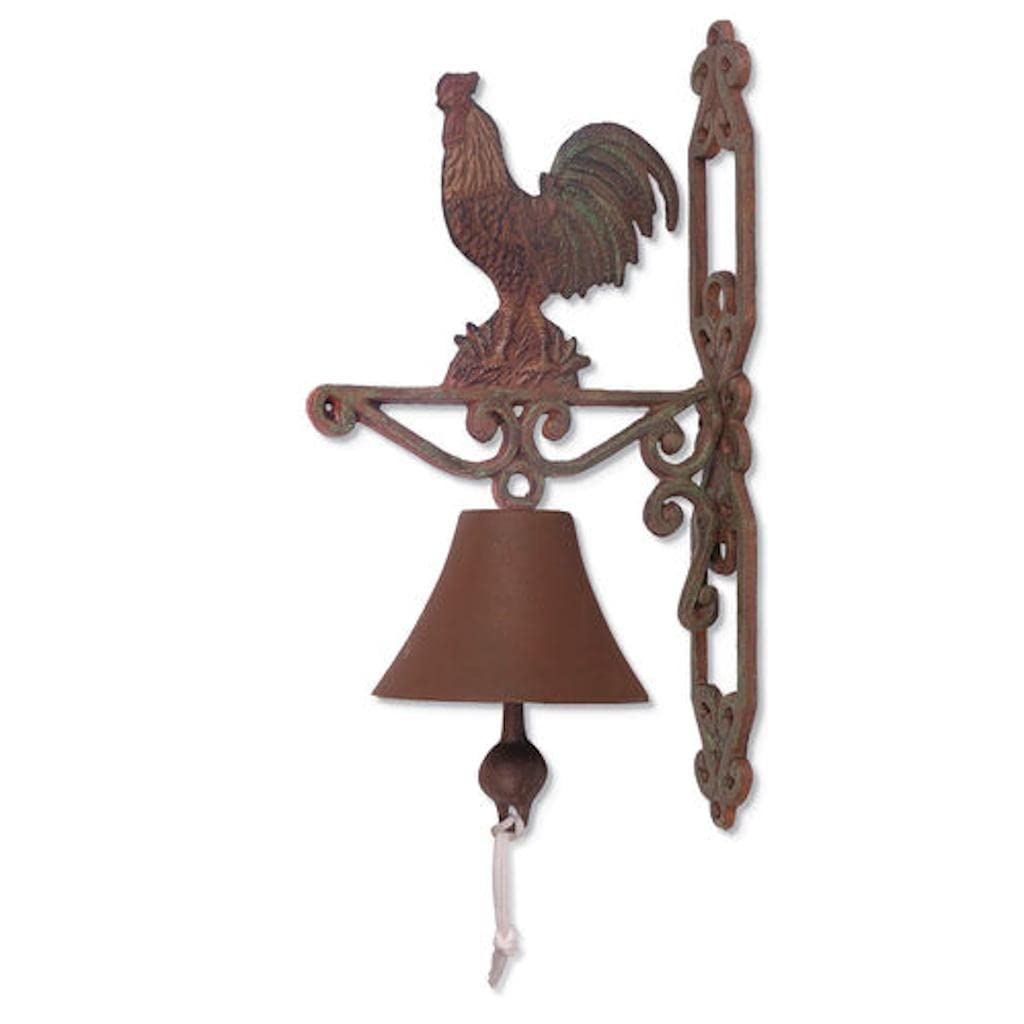 Sunset Vista Designs Painted Cast Iron Rooster Bell