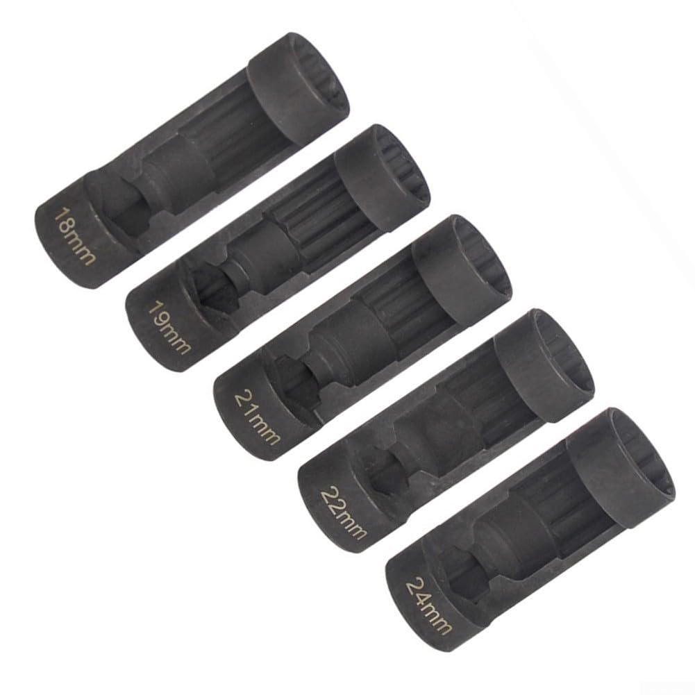Set 5 Bocas Estruturas 18-24mm para acero Vanadio Cromo Set 5