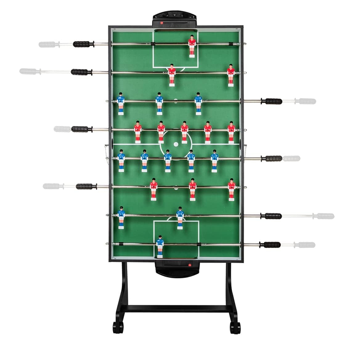 HLC Mesa Multijuegos 4 en 1 Plegable Fútbol Billar Snooker Tenis de Mesa Hockey