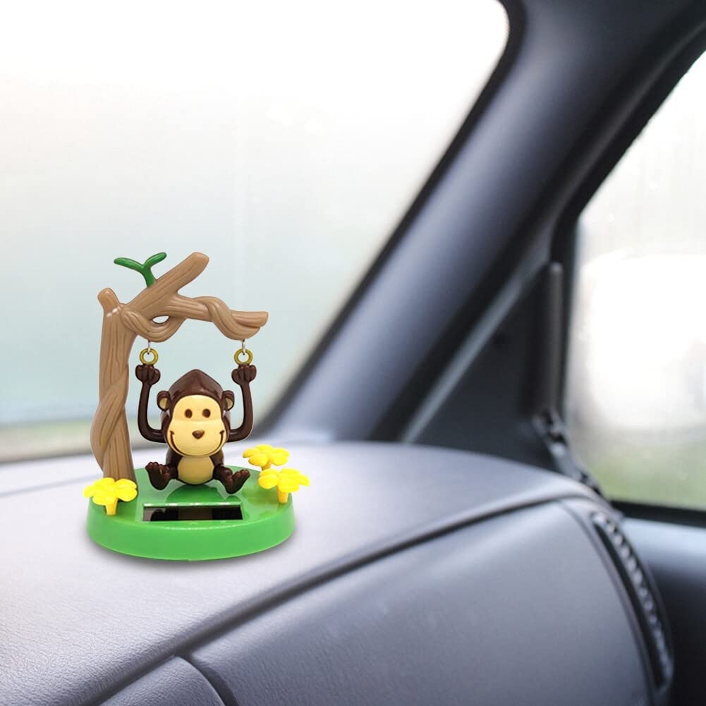 KIT D'AMENAGEMENT INTERIEUR,Green--Tableau de bord de voiture en fleurs dansantes à énergie KIT D'AMENAGEMENT INTERIEUR,Green--Tableau de bord de voiture en fleurs dansantes à énergie