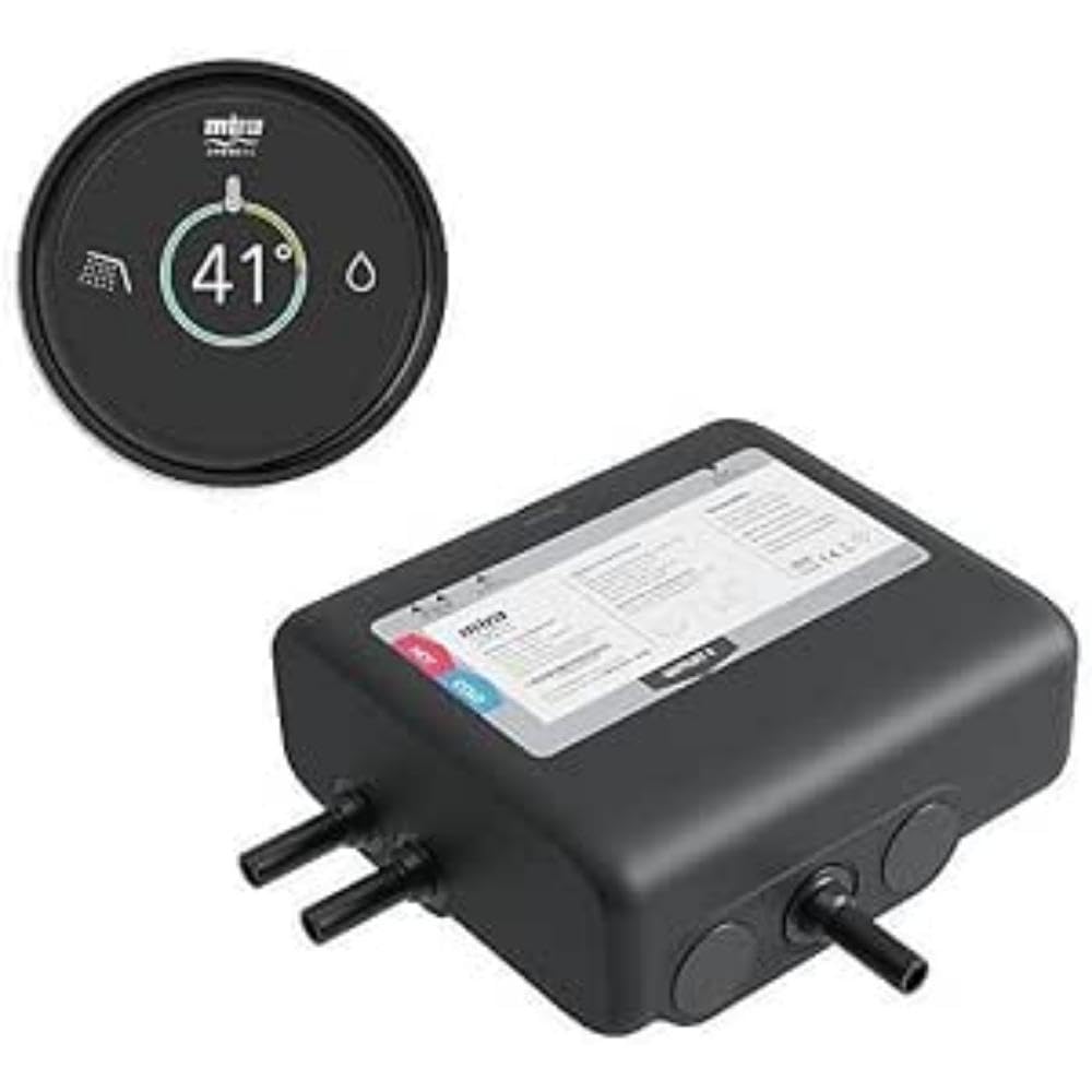 MiraShowers Platinum Digital Smart Shower - Single Outlet Valve Mixer & Controller - Pumped for Low Pressure or Gravity Fed Systems - 1.1981.015
