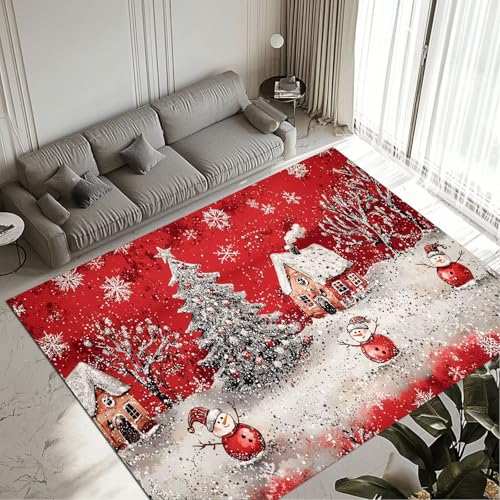 Tapis de salon lavable et imperméable Tapis Tree antidérapant