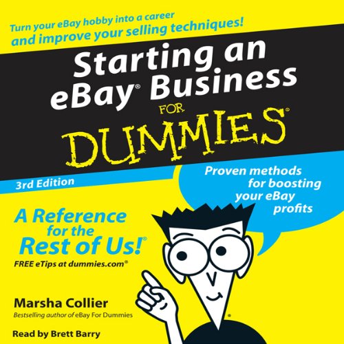 Cover art for Starting an E-Bay Business for Dummies