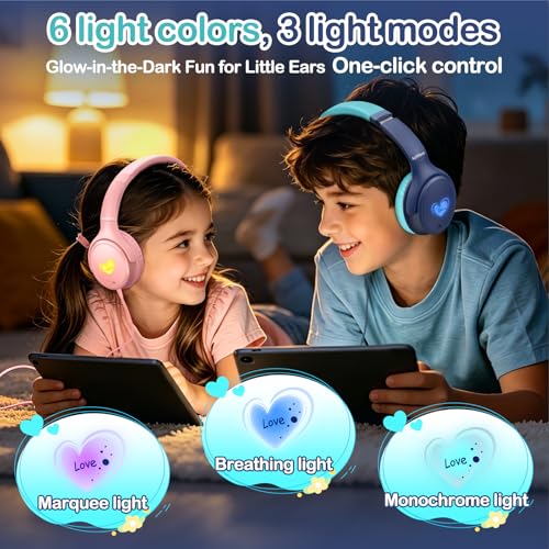 USB-C Kids Headphones, Wired Headphones for Girls Boys, 94dB Volume Limit - image 3