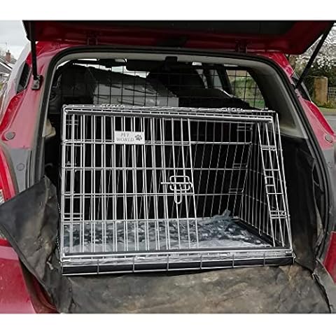 PET WORLD Vauxhall Mokka X 2016 Onward Dog Puppy Pet sloped Car travel training carrier crate, cage Cover