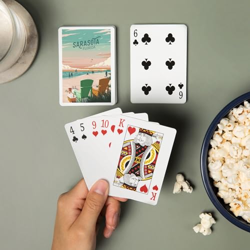 Lantern Press Baraja de Poker de 52 cartas para adultos miniatura 2