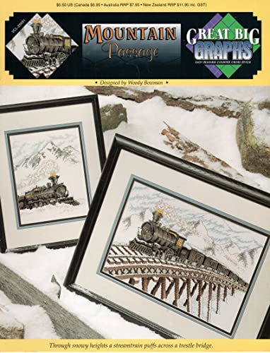 Great Big Graphs Mountain Passage Counted Cross Stitch Pattern VCL-20091