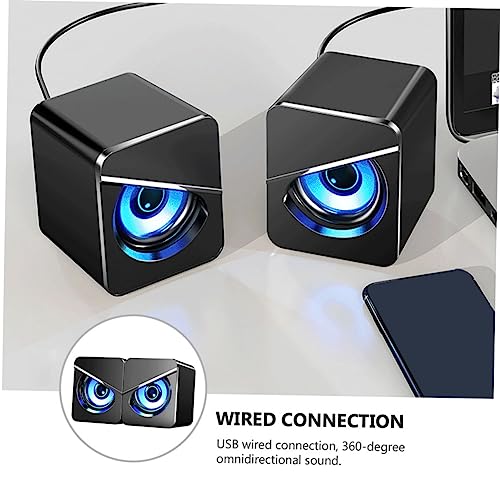 Altavoces de escritorio USB Mikikit para notebook con sonido surround 5